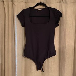 Free People Silk Bodysuit